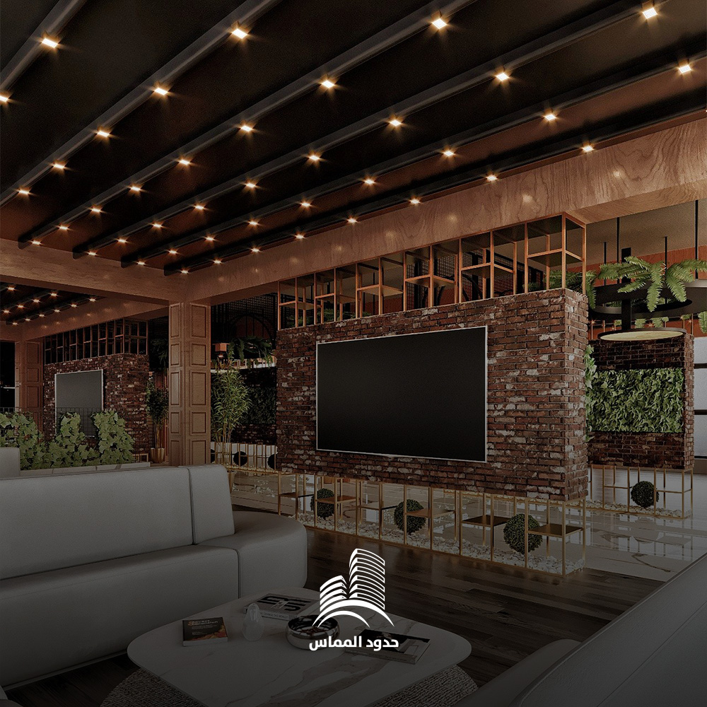 التصميم الداخلي لمقهى السرايا